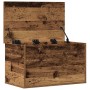Caja de Almacenamiento Madera envejecida 60 x 35 x 35 cm en Baúles de almacenamiento | Comprar online en Foru.es
