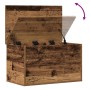 Caja de Almacenamiento Madera envejecida 60 x 35 x 35 cm en Baúles de almacenamiento | Comprar online en Foru.es