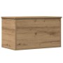 Caja de Almacenamiento Roble artesanal 60 x 35 x 35 cm en Baúles de almacenamiento | Comprar online en Foru.es