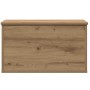 Caja de Almacenamiento Roble artesanal 60 x 35 x 35 cm en Baúles de almacenamiento | Comprar online en Foru.es
