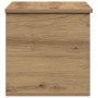Caja de Almacenamiento Roble artesanal 60 x 35 x 35 cm en Baúles de almacenamiento | Comprar online en Foru.es