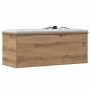 Caja de Almacenamiento Roble artesanal 90 x 35 x 35 cm en Baúles de almacenamiento | Comprar online en Foru.es