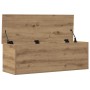 Caja de Almacenamiento Roble artesanal 102 x 35 x 35 cm en Baúles de almacenamiento | Comprar online en Foru.es