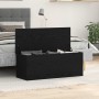 Caja de Almacenamiento Roble Negro 102 x 35 x 35 cm en Baúles de almacenamiento | Comprar online en Foru.es
