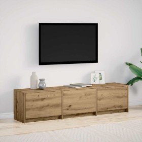 Unidades de TV con cajón Roble artesanal 162,5 x 34 x 40 cm en Muebles TV | Comprar online en Foru.es