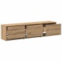 Unidades de TV con cajón Roble artesanal 162,5 x 34 x 40 cm en Muebles TV | Comprar online en Foru.es