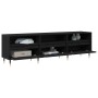 Mueble de TV Roble Negro 150 x 30 x 45 cm Madera de ingeniería en Muebles TV | Comprar online en Foru.es