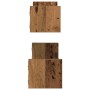 Estante de pared 2 pcs Madera vieja 60 x 16 x 14 cm en Estanterías | Comprar online en Foru.es