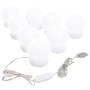 Espejo de pared con luces LED cuadrado de vidrio de vidaXL, Espejos - Ref: Foro24-3078636, Precio: 43,79 €, Descuento: %