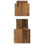 Estante de pared 2 pcs Madera vieja 80 x 16 x 14 cm en Estanterías | Comprar online en Foru.es