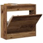 Armario Zapatero con estante Madera vieja 60 x 21 x 57 cm en Zapateros y organizadores de calzado | Comprar online en Foru.es