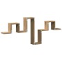 Estante de pared Roble artesanal 104.5 x 43 x 10 cm en Estanterías | Comprar online en Foru.es