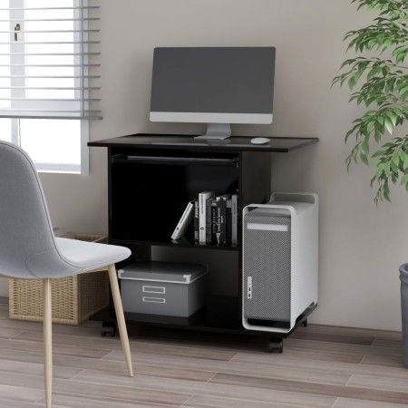 Mesa de ordenador madera contrachapada blanco 80x50x75 cm de vidaXL, Escritorios - Ref: Foro24-802895, Precio: 74,43 €, Descu...