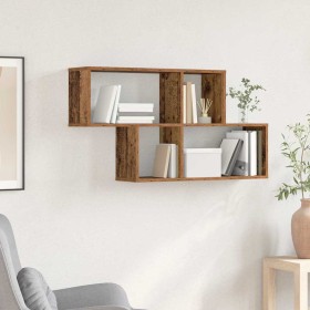 Estante de pared con estante Montaje en la pared Marrón Madera en Estanterías | Comprar online en Foru.es