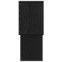 Estante de pared con estante Montaje en la pared Negro Madera en Estanterías | Comprar online en Foru.es