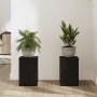 Soporte de plantas 2 pcs Roble Negro 20 x 20 x 30 cm en Soportes para macetas | Comprar online en Foru.es