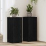 Soporte de plantas 2 pcs Roble Negro 30 x 30 x 70 cm en Soportes para macetas | Comprar online en Foru.es