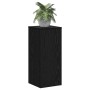 Soporte de plantas 2 pcs Roble Negro 30 x 30 x 70 cm en Soportes para macetas | Comprar online en Foru.es