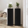 Soporte de plantas Roble Negro 33 x 33 x 100 cm en Soportes para macetas | Comprar online en Foru.es