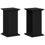 Soporte de plantas Roble Negro 33 x 33 x 60 cm en Soportes para macetas | Comprar online en Foru.es
