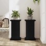 Soporte de plantas Roble Negro 33 x 33 x 60 cm en Soportes para macetas | Comprar online en Foru.es