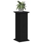 Soporte de plantas Roble Negro 33 x 33 x 80 cm en Soportes para macetas | Comprar online en Foru.es