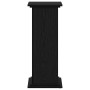Soporte de plantas Roble Negro 33 x 33 x 80 cm en Soportes para macetas | Comprar online en Foru.es