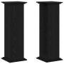 Soporte de plantas Roble Negro 33 x 33 x 100 cm en Soportes para macetas | Comprar online en Foru.es