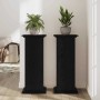 Soporte de plantas Roble Negro 33 x 33 x 100 cm en Soportes para macetas | Comprar online en Foru.es