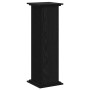 Soporte de plantas Roble Negro 33 x 33 x 100 cm en Soportes para macetas | Comprar online en Foru.es