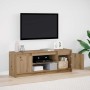 Unidades de TV Marrón 139,5 x 34 x 50 cm Madera contrachapada en Muebles TV | Comprar online en Foru.es