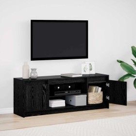 Unidades de TV Negro 139,5 x 34 x 50 cm Madera contrachapada en Muebles TV | Comprar online en Foru.es
