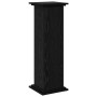 Soporte de Exhibición con puerta Roble Negro 31 x 30 x 90 cm en Soportes para macetas | Comprar online en Foru.es