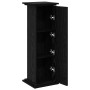 Soporte de Exhibición con puerta Roble Negro 31 x 30 x 90 cm en Soportes para macetas | Comprar online en Foru.es