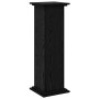 Soporte de Exhibición con puerta Roble Negro 31 x 30 x 90 cm en Soportes para macetas | Comprar online en Foru.es