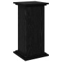 Soporte de Exhibición con puerta Roble Negro 31 x 30 x 60 cm en Soportes para macetas | Comprar online en Foru.es