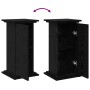 Soporte de Exhibición con puerta Roble Negro 31 x 30 x 60 cm en Soportes para macetas | Comprar online en Foru.es