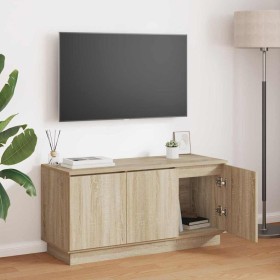 Mueble de TV Roble Sonoma 100 x 38 x 49 cm Madera de ingeniería en Muebles TV | Comprar online en Foru.es
