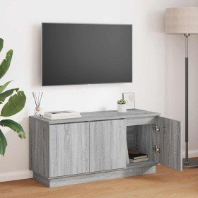 Mueble de TV Gris Sonoma 100 x 38 x 49 cm Madera de ingeniería en Muebles TV | Comprar online en Foru.es