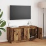 Mueble de TV Madera envejecida 100 x 38 x 49 cm en Muebles TV | Comprar online en Foru.es
