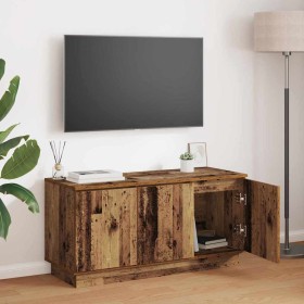 Mueble de TV Madera envejecida 100 x 38 x 49 cm en Muebles TV | Comprar online en Foru.es
