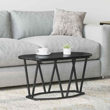 Mesa de Café Roble Negro 80 x 40 x 40.5 cm en Mesas de centro | Comprar online en Foru.es