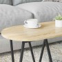 Mesa de Café Roble Sonoma 80 x 40 x 40.5 cm en Mesas de centro | Comprar online en Foru.es