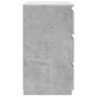 Mesitas de noche 2 uds contrachapada gris hormigón 40x35x62,5cm de vidaXL, Mesitas de noche - Ref: Foro24-806220, Precio: 84,...