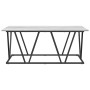 Mesa de Café Gris 100 x 50 x 40 cm Madera de Ingeniería y Metal en Mesas de centro | Comprar online en Foru.es