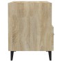 Mesitas de noche 2 unidades madera contrachapada roble Sonoma de vidaXL, Mesitas de noche - Ref: Foro24-812031, Precio: 76,36...