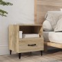 Mesitas de noche 2 unidades madera contrachapada roble Sonoma de vidaXL, Mesitas de noche - Ref: Foro24-812031, Precio: 76,36...