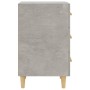 Mesita de noche madera de ingeniería gris hormigón 40x40x66 cm de vidaXL, Mesitas de noche - Ref: Foro24-812082, Precio: 59,1...