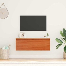 Armario de Pared con estante Marrón cera 100 x 30 x 35 cm en Estanterías | Comprar online en Foru.es