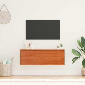 Armario de Pared con estante Marrón cera 100 x 30 x 35 cm en Estanterías | Comprar online en Foru.es